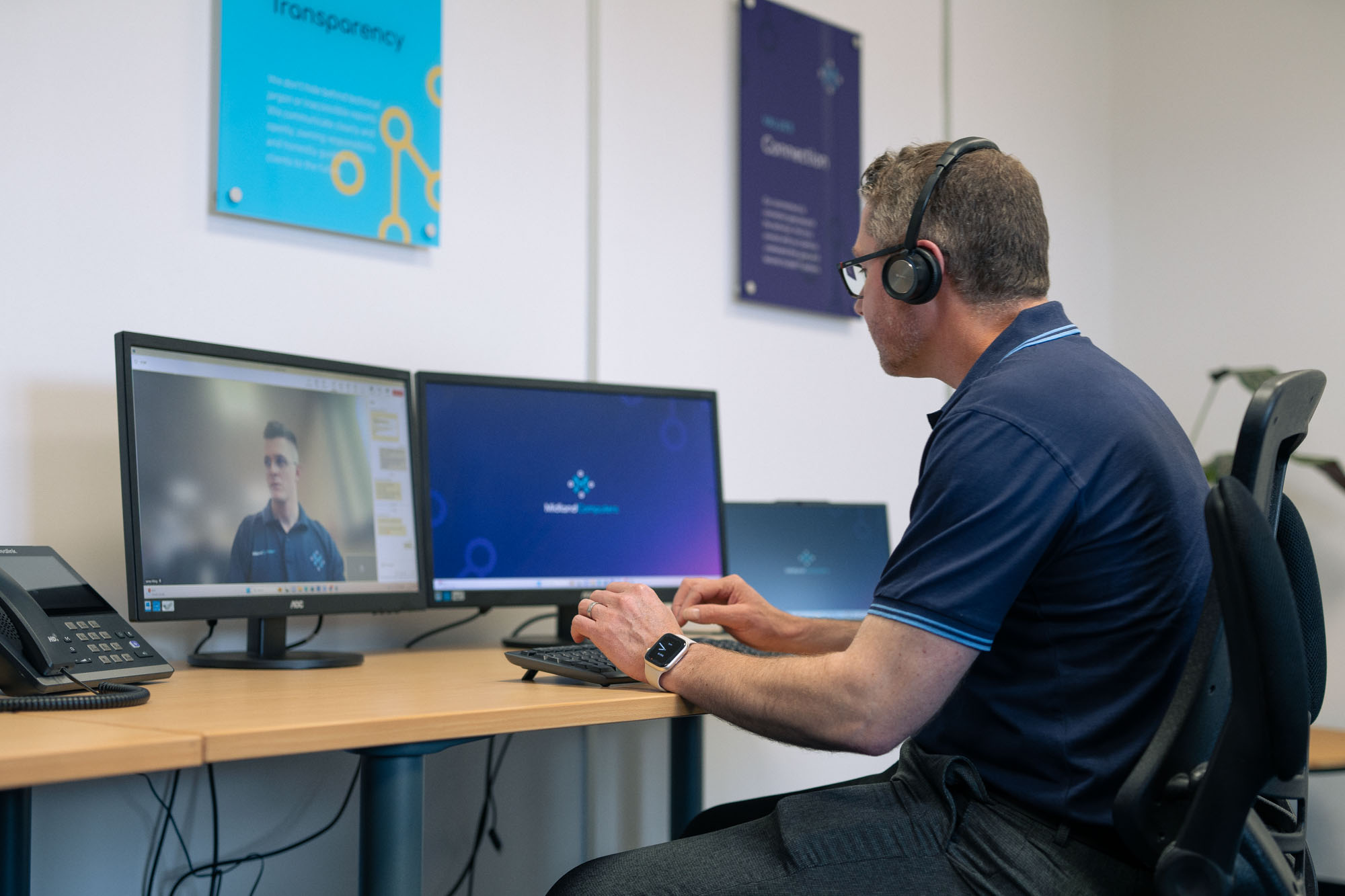 Engineer on Microsoft Teams to customer | Midland Computers